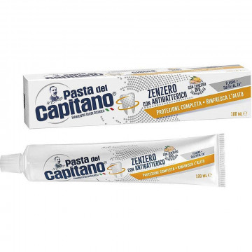 Dentifricio Pasta del Capitano Zenzero con Antibatterico, 75 Ml