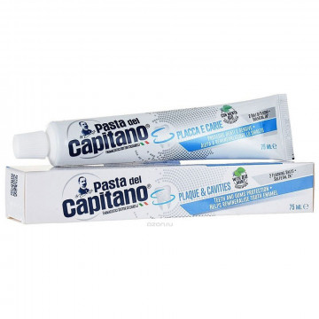 Pasta del Capitano Dentifricio Placca e Carie,  75 Ml