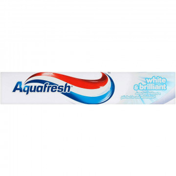 Aquafresh - white&brillant, Dentifricio al Fluoro, 75 Ml