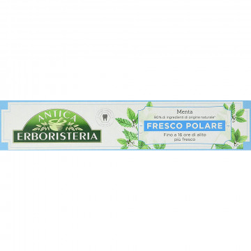 Antica Erboristeria, Dentifricio Fresco Polar per Alito Fresco con Ingredienti Naturali, 75 Ml