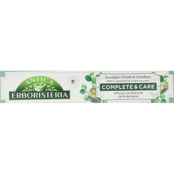 Antica Erboristeria, Dentifricio Protettivo Complete & Care, per Gengive Sensibili con Ingredienti Naturali,  75 Ml