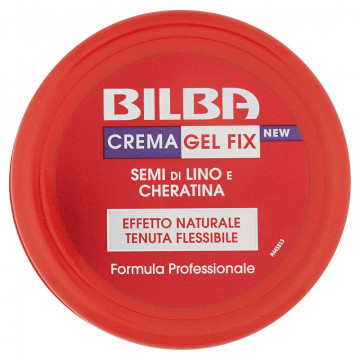 Bilba Crema Gel Fix Semi di Lino e Cheratina,  100 Ml