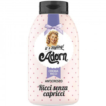 Adorn Vintage Supreme Hair Crema Ricci Effetto Anticrespo,  200 Ml