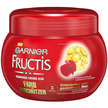 Garnier Fructis Maschera Color Protection Kur-Crema Nutriente,  300 Ml