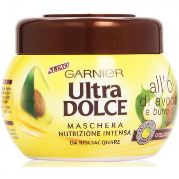 Garnier Ultra Dolce Maschera Avocado e Karité,  300 Ml