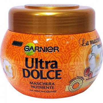 Garnier Ultra Dolce Maschera Capelli Meravigl.Olio Argan&Cam,  300 Ml