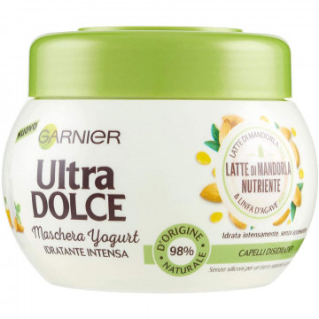 Garnier  Ultra Dolce Maschera Latte di Mandorla, Idrata senza Appesantire,   300 Ml