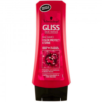 Testanera Gliss Balsamo Color Protect & Shine per capelli colorati o con meches,  200 Ml