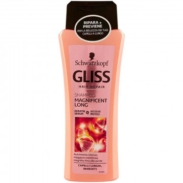 Testanera Gliss Shampoo Magnificent Long, per capelli lunghi e inariditi, 250 Ml