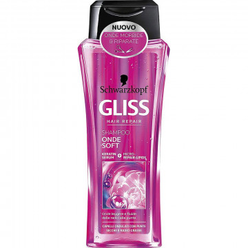 Testanera Gliss Shampoo Onde Soft, per capelli ondulati con punte secche e radici grasse,  250 Ml