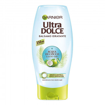 Garnier 8609 - Balsamo Ultra Dolce Acqua di Cocco e Aloe Vera,  250 Ml.