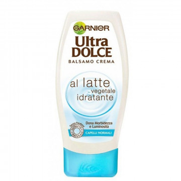 Garnier Ultra Dolce Balsamo crema al latte vegetale idratante capelli normali, 200 Ml