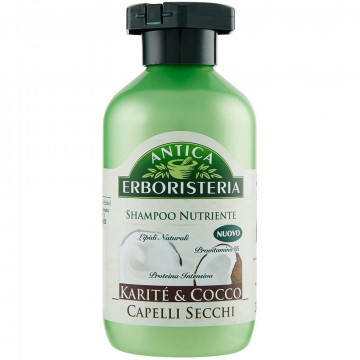 Antica Erboristeria Shampoo Nutriente Lipidi Naturali Provitamina B5 Proteina Intensiva Capelli Secchi,  250 Ml