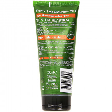 Garnier Fructis Endurance 24H Gel Tenuta Elastica 04, 200 Ml