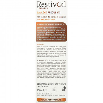 Restivoil Shampoo Sebo Normalizzante,  150 Ml