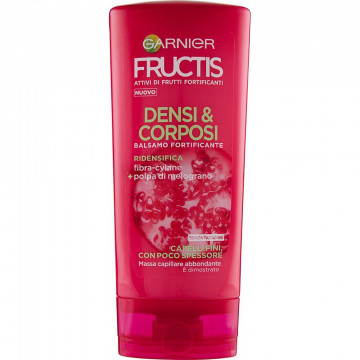 Garnier Fructis Densi & Corposi - Balsamo per capelli fini, con poco spessore,  200 Ml