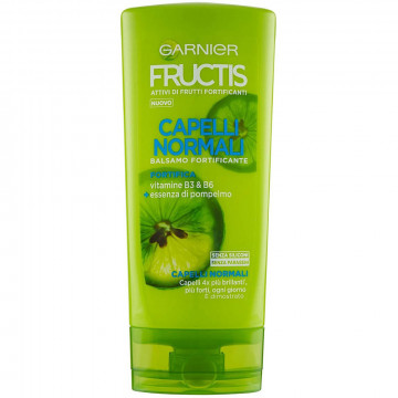 Garnier Balsamo Fructis Capelli Normali, Concentrato Attivo di Frutti, Capelli Forti e ottimi, 200 Ml