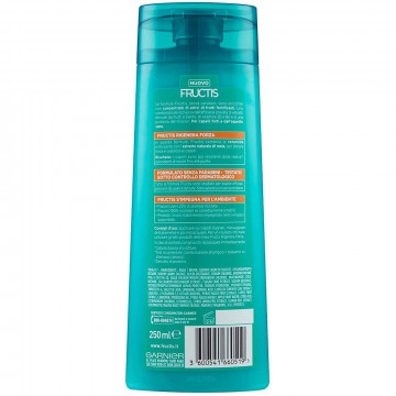 Garnier Fructis Rigenera Forza Shampoo per Capelli Fragili Tendenti alla Caduta,  250Ml