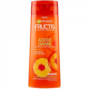 Garnier Fructis Addio Danni Shampoo per Capelli Danneggiati,  250 Ml