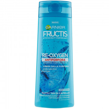 Garnier Shampoo Fructis Rigenera Antiforfora, Antiforfora e Antibatterico, 250 Ml