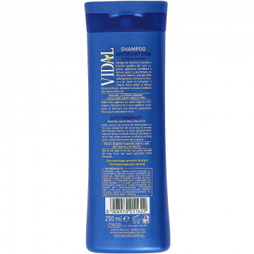 Vidal Shampoo, Antiforfora con Poroctone Olamine e Ginepro Rosso,  250 Ml