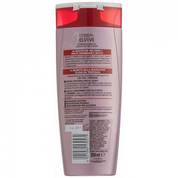 L'Oréal Elvive Paris Shampoo Nutriceramide, 250 Ml