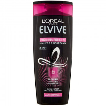 L'Oréal Elvive Shampoo Arginina Resist 2In1, 250 Ml