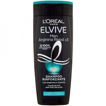 L'Oréal Elvive Shampoo Rinforzante Men, 250 Ml