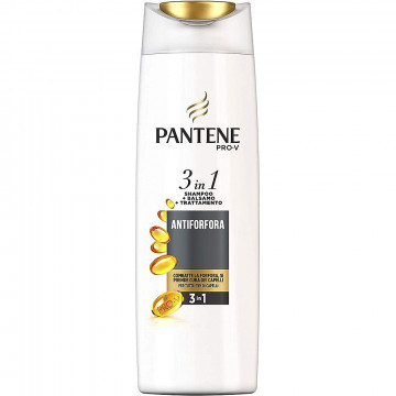 Pantene Pro-V 3 in 1 Antiforfora Shampoo Balsamo e Intensivo, 225 Ml