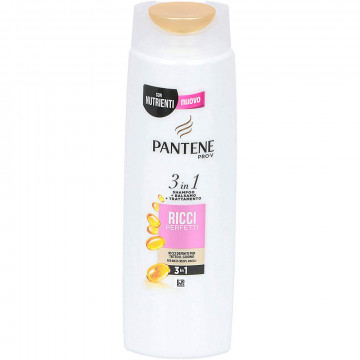 Pantene Pro-V 3 In 1 Shampoo Balsamo Trattamento Ricci Perfetti, 225 Ml