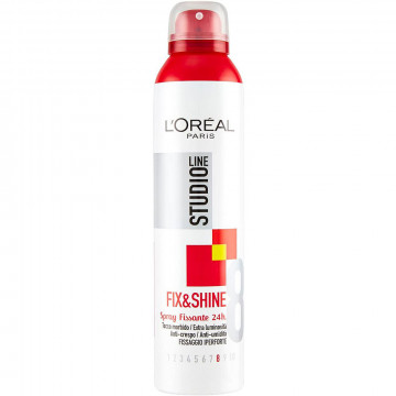 L'Oréal Paris Studio Line Fix&Shine Spray Fissaggio Iper Forte, 250Ml