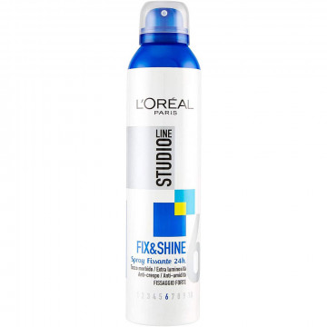 L'Oréal Paris Studio Line Fix&Shine Spray Fissaggio Forte, 250 Ml
