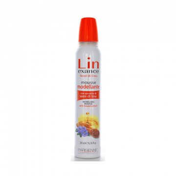 Parisienne Lin Exance Semi di Lino Mousse Modellante, 200Ml