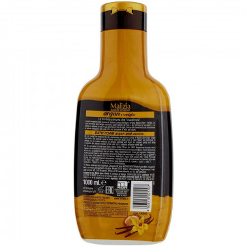 Malizia Bagno Schiuma, Argan e Vaniglia, 1000 Ml