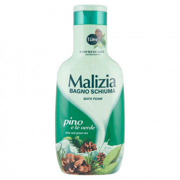 Malizia Bagnoschiuma Pino E Te' Verde, 1000 Ml