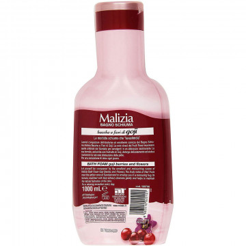 Malizia Bagno Schiuma, Bacche e Fiori di Goji, 1000 Ml