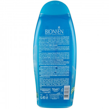 Bionsen Bath & Shower Gel Saisei Serendipity riequilibrante con alga spirulina, 750 Ml