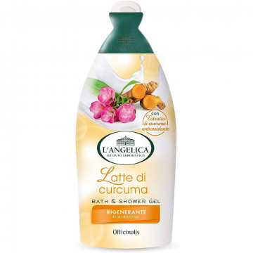 L'Angelica Bagno Schiuma Latte Di Curcuma, 500 Ml