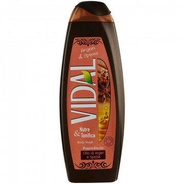 Vidal Bagnoschiuma Argan & Spezie, 500 Ml