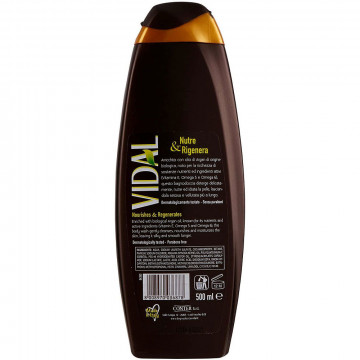 Vidal Argan Oil Doccia Vellutante Olio di Argan, 500Ml