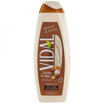 Vidal  Bagnoschiuma Almond & Karite, 500 Ml