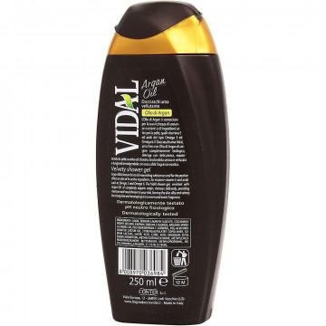 Vidal Doccia Vellutante Olio di Argan, 250 Ml