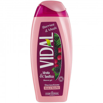 Vidal Doccia tonificante, Mora e Muschio, 250 Ml