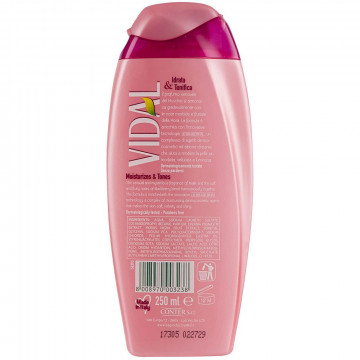 Vidal Doccia tonificante, Mora e Muschio, 250 Ml