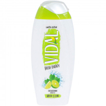 Vidal Fresh Energy Doccia Schiuma menta e lime Limited Edition, 250 Ml