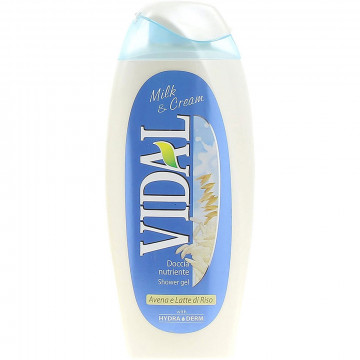 Vidal Doccia Nutriente Avena e Latte di Riso, 250 Ml