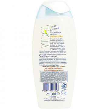 Vidal Doccia Nutriente Avena e Latte di Riso, 250 Ml