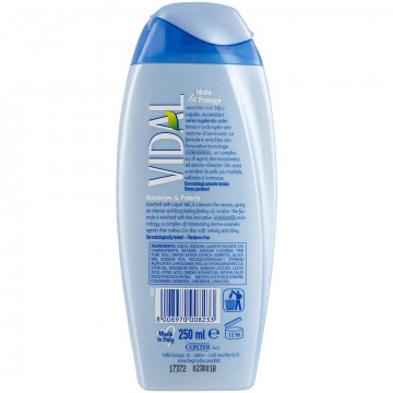 Vidal Doccia Dermoprotettivo, Talco Liquido, 250 Ml