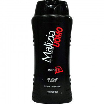 Malizia Doccia Shampoo Gel Tonificante Musk, 250 ML