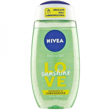 Nivea Love Sunshine Doccia Gel Lemongrass, 250 Ml